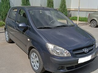 2008 Hyundai Getz I Рестайлинг, чёрный, 590000 рублей, вид 2