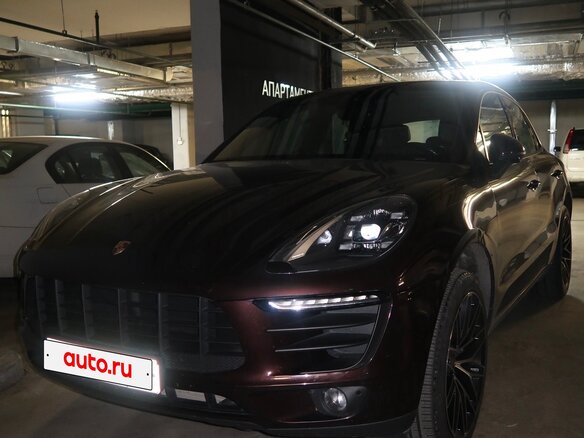 2017 Porsche Macan I, коричневый, 4490000 рублей - вид 6