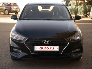 2018 Hyundai Solaris II, чёрный, 1350000 рублей, вид 2