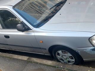 2005 Hyundai Accent ТагАЗ II, серебристый, 400000 рублей, вид 2
