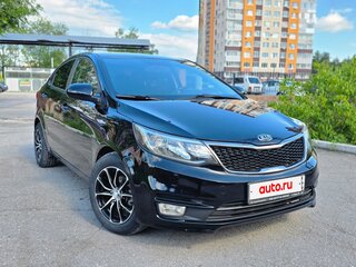 2017 Kia Rio III Рестайлинг, чёрный, 1195000 рублей, вид 1
