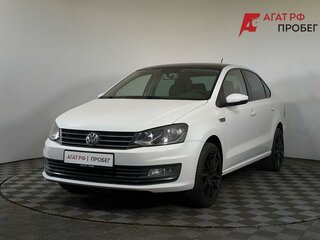 2018 Volkswagen Polo V Рестайлинг, белый, 1200000 рублей, вид 1