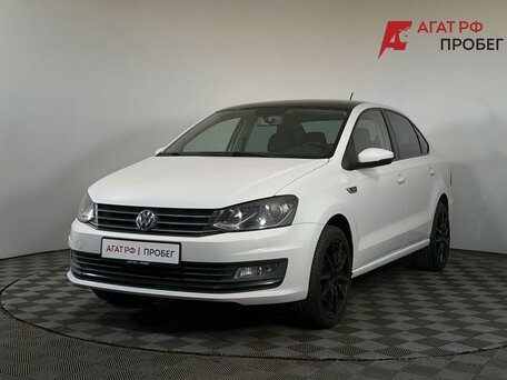 2018 Volkswagen Polo V Рестайлинг, белый, 1200000 рублей, вид 1