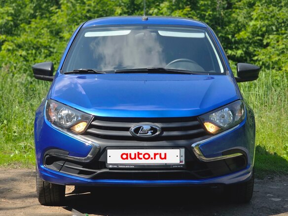 2020 Lada (ВАЗ) Granta I Рестайлинг, синий - вид 1