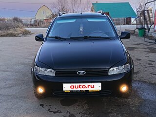 2013 Lada (ВАЗ) Kalina I, чёрный, 350000 рублей, вид 1