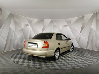 2005 Hyundai Accent ТагАЗ II, бежевый, 255000 рублей, вид 2
