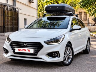 2018 Hyundai Solaris II, белый, 1750000 рублей, вид 1