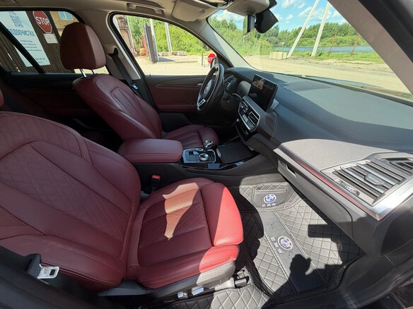 2021 BMW X3 30i xDrive III (G01) Рестайлинг, синий - вид 14