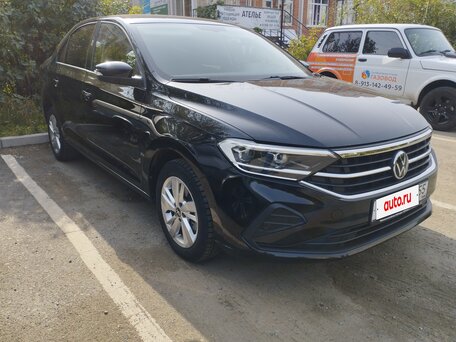 2021 Volkswagen Polo VI, чёрный, 2999999 рублей, вид 3