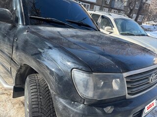 2003 Toyota Land Cruiser 100 Series Рестайлинг 1, чёрный, 1700000 рублей, вид 3
