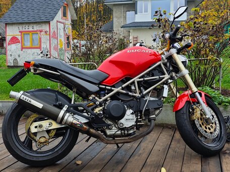 1999 Ducati Monster 900, красный, 450000 рублей, вид 4