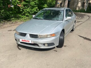 2002 Mitsubishi Galant VIII Рестайлинг, серебристый, 340000 рублей, вид 2