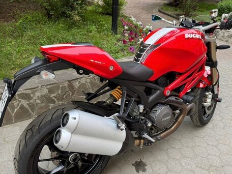 2013 Ducati Monster 1100, красный, 610000 рублей, вид 3