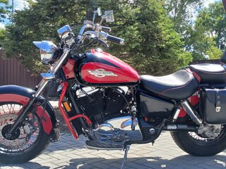 1995 Honda VT 1100, красный, 340000 рублей, вид 2