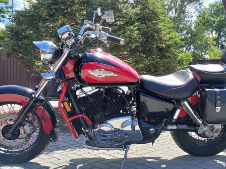 1995 Honda VT 1100, красный, 340000 рублей, вид 2