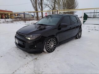 2015 Lada (ВАЗ) Kalina Sport II, чёрный, 500000 рублей, вид 3