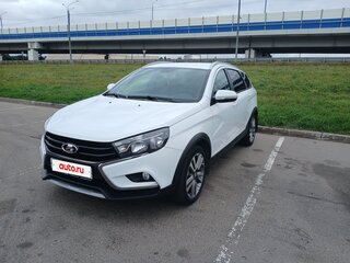 2020 Lada (ВАЗ) Vesta SW Cross I, белый, 1550000 рублей, вид 2