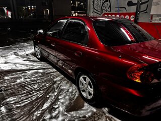 2007 Kia Spectra I Рестайлинг 2, красный, 268000 рублей, вид 4