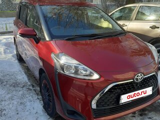 2019 Toyota Sienta II Рестайлинг, красный, 1480000 рублей, вид 1