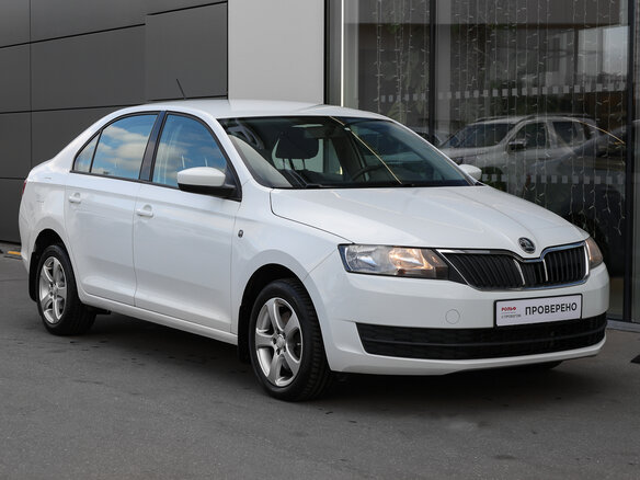 2014 Skoda Rapid I, белый, 898000 рублей - вид 2