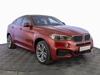 2017 BMW X6 40d II (F16), красный, 3950000 рублей, вид 3