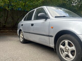 2007 Hyundai Accent ТагАЗ II, серебристый, 395000 рублей, вид 2