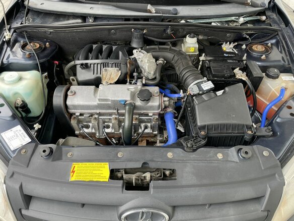 2012 Lada (ВАЗ) Granta I, синий, 356000 рублей - вид 10