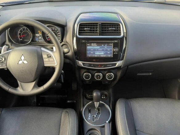 2014 Mitsubishi ASX I Рестайлинг, синий, 1400000 рублей - вид 9