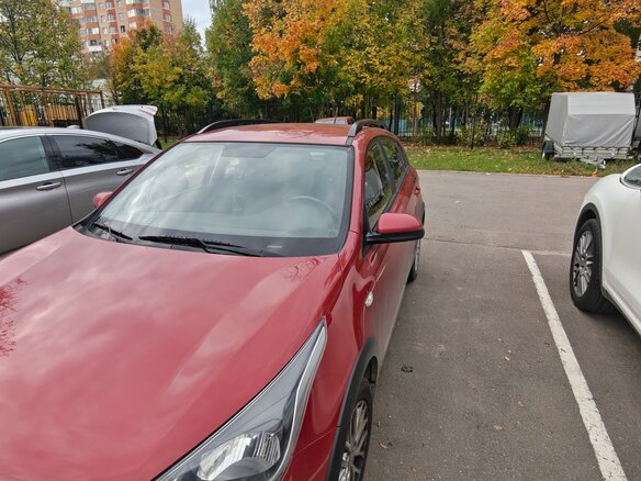 2018 Kia Rio X-Line IV, красный, 1650000 рублей - вид 5