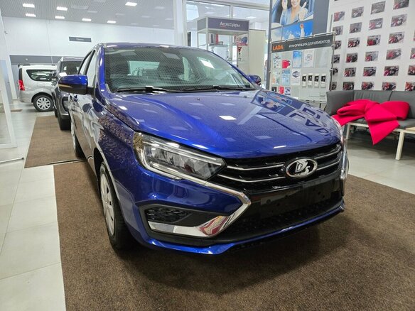 2026 Lada (ВАЗ) Vesta I Рестайлинг (NG), синий - вид 2