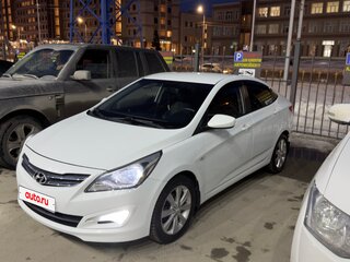 2014 Hyundai Solaris I, белый, 780000 рублей, вид 2