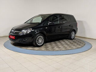 2012 Opel Zafira B Рестайлинг, чёрный, 690900 рублей, вид 4