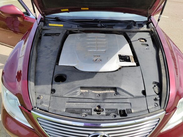 2006 Lexus LS Long 460 L IV, красный, 1250000 рублей - вид 12