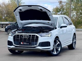 2021 Audi Q7 45 TDI II (4M) Рестайлинг, белый, 6899000 рублей, вид 2