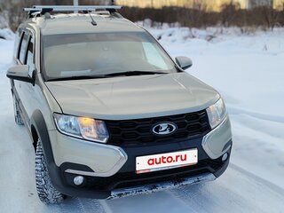 2021 Lada (ВАЗ) Largus Cross I Рестайлинг, серый, 1250000 рублей, вид 2