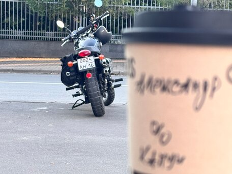 2011 Triumph Scrambler, чёрный, 599000 рублей, вид 4