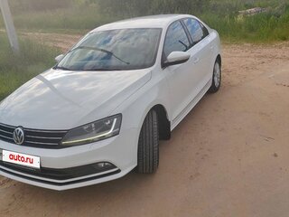 2017 Volkswagen Jetta VI Рестайлинг, белый, 1120000 рублей, вид 1