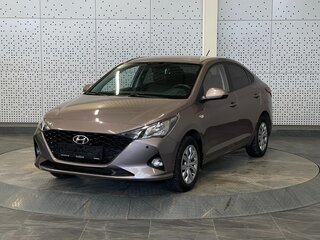 2021 Hyundai Solaris II Рестайлинг, коричневый, 1300000 рублей, вид 3