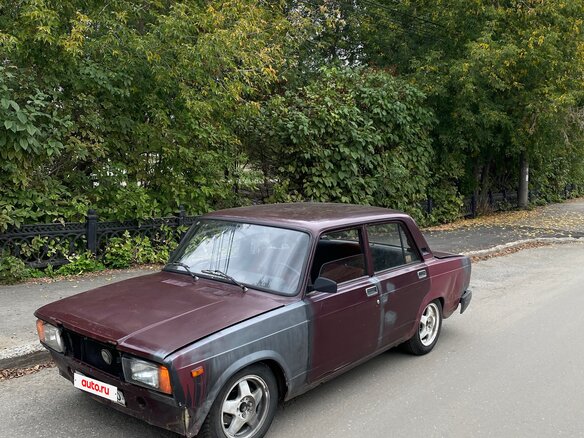 2006 Lada (ВАЗ) 2107, красный, 120000 рублей