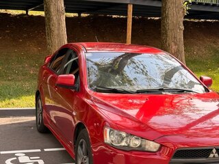 2008 Mitsubishi Lancer X, красный, 690000 рублей, вид 3