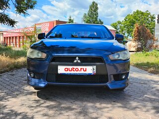 2008 Mitsubishi Lancer X, синий, 1000000 рублей, вид 2