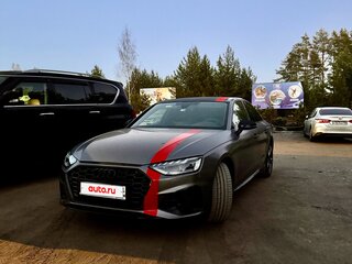 2022 Audi A4 35 TFSI V (B9) Рестайлинг, серый, 4802596 рублей, вид 3