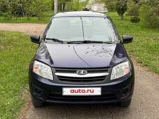 2016 Lada (ВАЗ) Granta I, синий, 465000 рублей, вид 4
