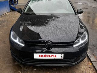 2014 Volkswagen Golf VII, чёрный, 1300000 рублей, вид 3