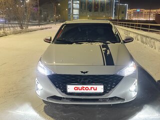 2021 Hyundai Solaris II Рестайлинг, белый, 1500000 рублей, вид 4