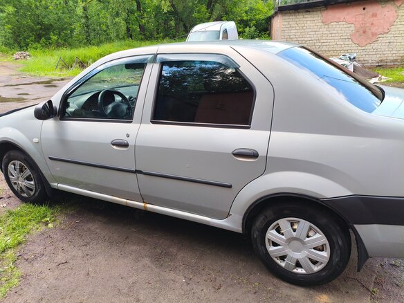 2007 Renault Logan I, серый - вид 4