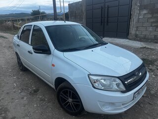 2013 Lada (ВАЗ) Granta I, серебристый, 350000 рублей, вид 4