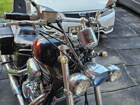 1995 Honda Steed 600, чёрный, 320000 рублей, вид 2