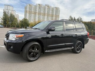 2013 Toyota Land Cruiser 200 Series Рестайлинг 1, чёрный, 3390000 рублей, вид 1
