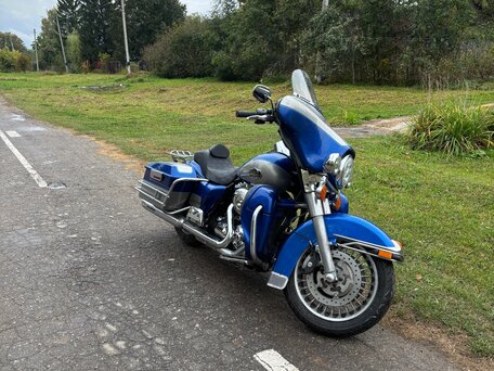 2009 Harley-Davidson Electra Glide, синий, 680000 рублей, вид 1